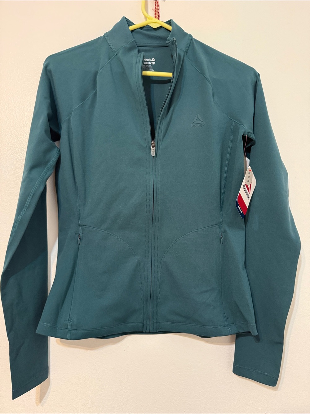Reebok Teal Full‑Zip Utility Jacket for Women